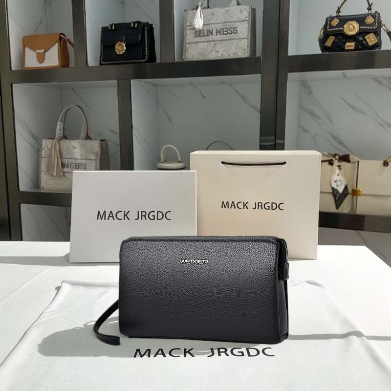 Men's Wallet New High-End Men's Business Solid Color Clutch Bag For Men