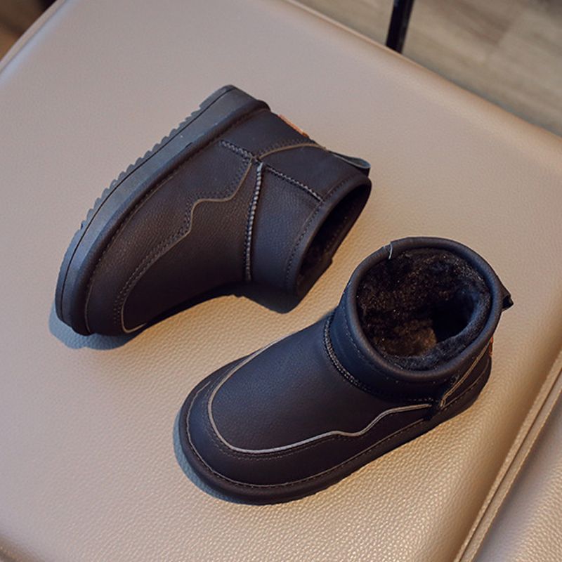 Kids Boots Children Boys Thick Cotton Warm Winter Boots Cutefeet Girls Toddler Plush Waterproof Snow Boots Sizes US9C-US5Y 000193