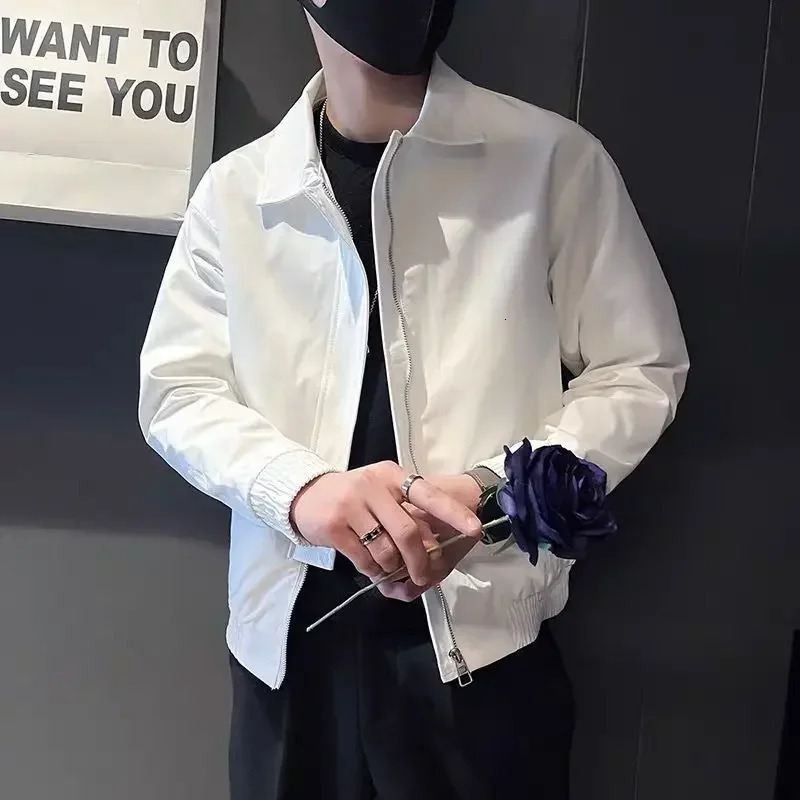 Male Coats Trendy Spring Autumn Mens Jackets Slim Fit Original s Sale Joker Fast Delvery Stylish Deals Vintage Y2k 250809