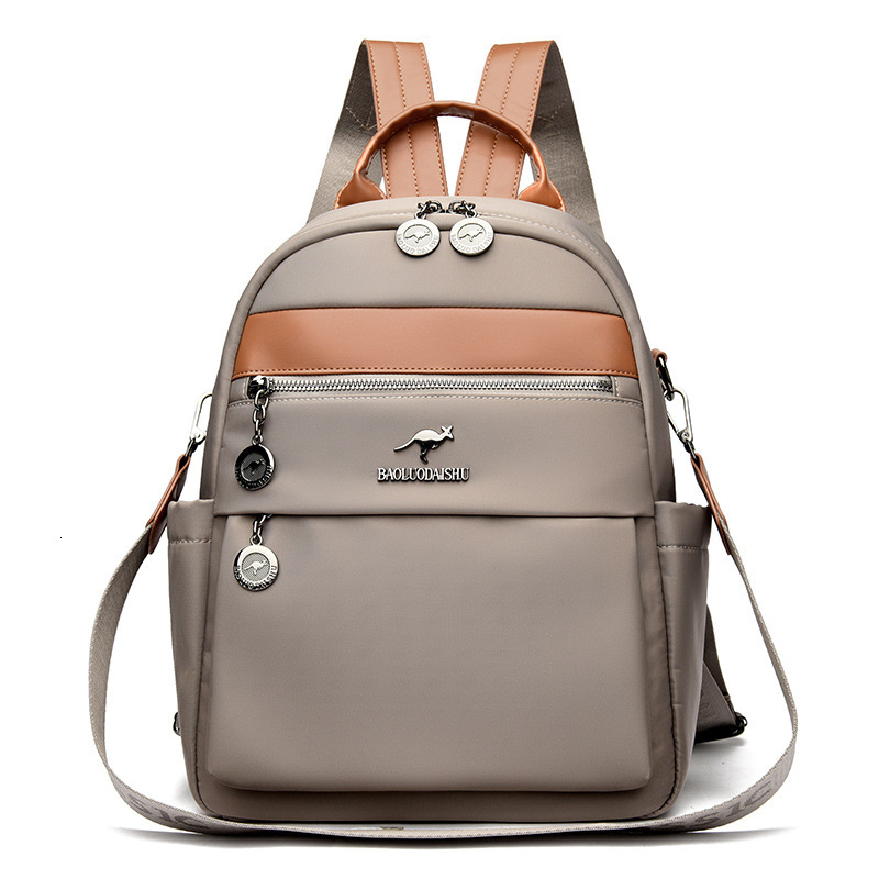 Lightweight Water-Resistant Nylon Fabric Women's New Casual Travel Large Capacity Backpack Student School Bag ddmymoon