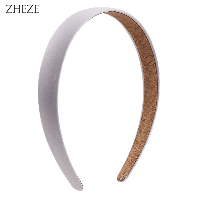 20Pcs/Lot 2CM Width Solid Plain Satin Hairband Girls Head Hoop DIY Hair Accessories Classic Headband For Women Wholesale 250805