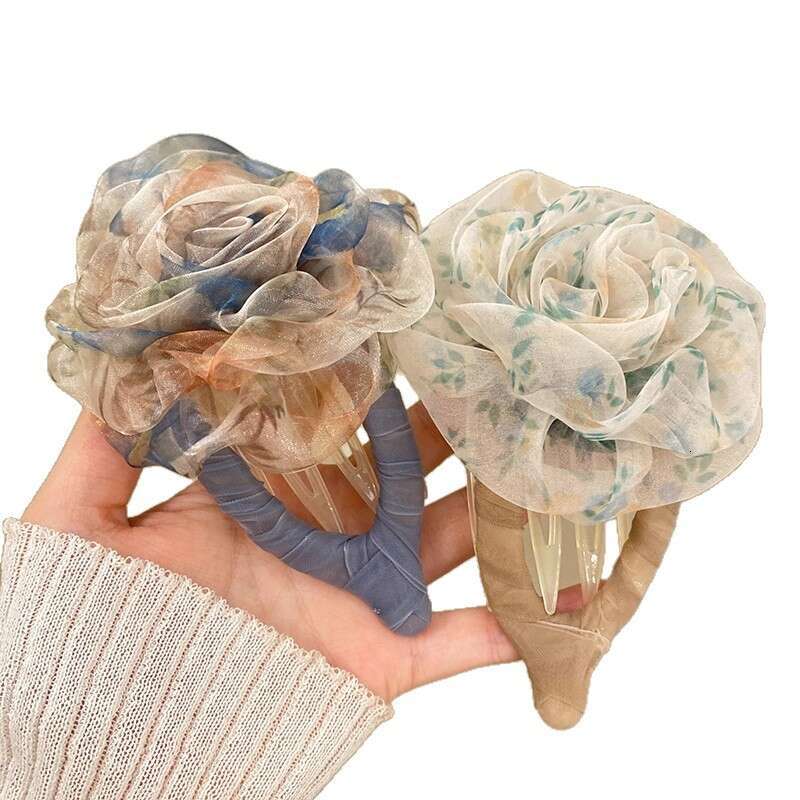 Windsor Rose~ Super Fairy Hair for Women, Back of Head 2025 New Style, Large Duckbill Clip, High-end One-word Claw Clip