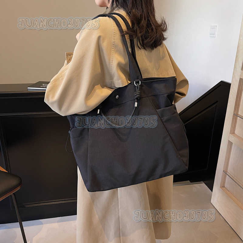 Large Capacity Bag for Women 2025 New Spring Summer Versatile Shoulder Bag Casual Simple Commuting Tote Bag H250809