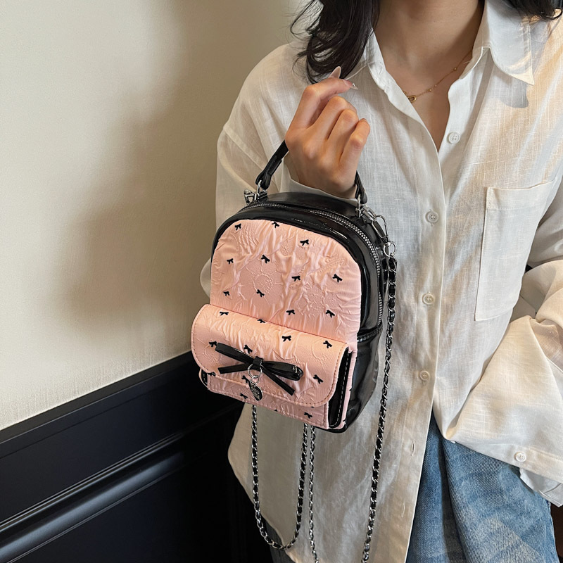 This Year's Trendy Bags for Women Summer Versatile 2025 New Double Shoulder Backpack Korean Style Casual Handheld Small Square Bag ddmymoon