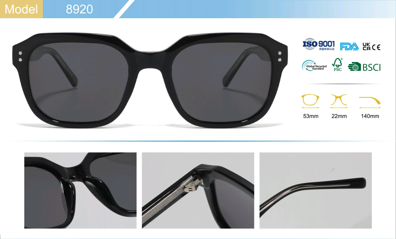 Trendy thick-frame sunglasses bold metal Classic round frames women men's UV400 protection anti-glare scratch-resistant shopping rooftop pj2