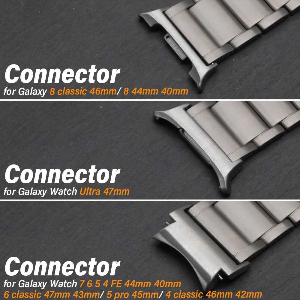 Stainless Steel Strap for Samsung Galaxy Watch 8 44mm 40mm 8 Classic 46mm Luxury Metal Bracelet for Galaxy Ultra 2025 Watchband W250811