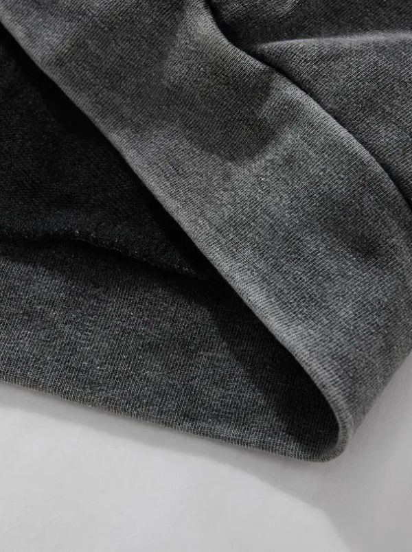 European and American cross-border American retro zipper hooded sweatshirt printed street dark unisex loose worn jacket