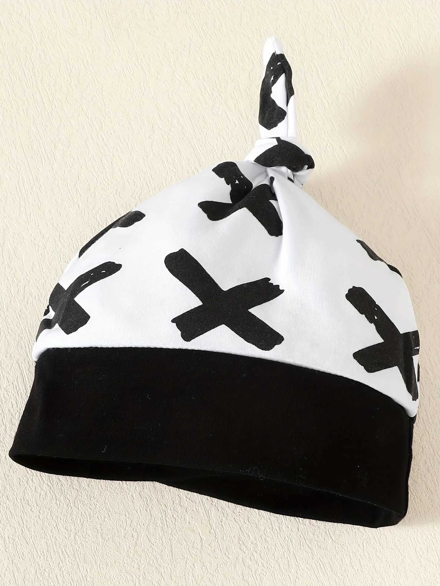 Summer Baby Boys Clothing Set Short Sleeve Letter Print Jumpsuit + Pants + Hat 3-piece Outfit Clothing Set Z250811