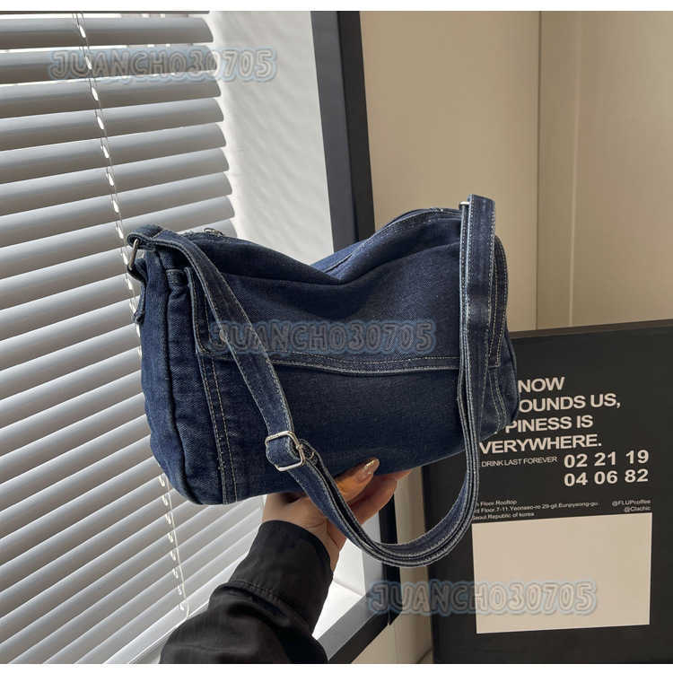 New Style Simple Crossbody Bag for Women 2024 Spring and Autumn Single Shoulder Bag Niche Tote Bag H250809