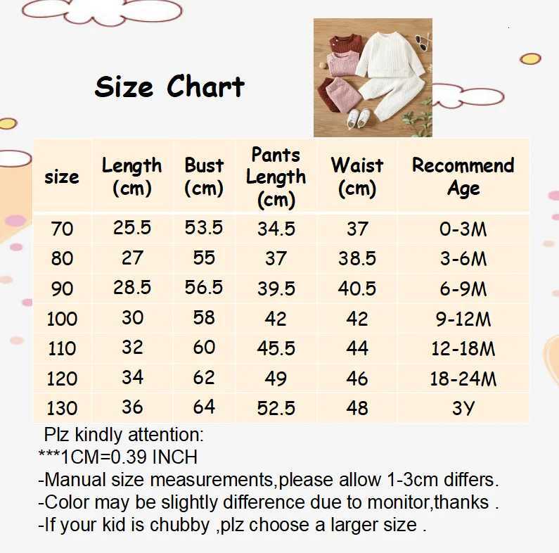 7 Colors Newborn Baby Girl Boy Clothes Set Solid Color Long Sleeves Top+Pants 2PCS Outfits Leisure Sport Autumn Winter Costume Z250811