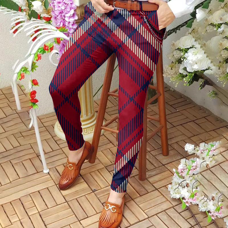 Party Dress Blazer Pants Fashion Wholesale New Stylish Men's Trouser Pants Hot Selling Man Clothing Plus Size Trousers Pants Slim Fit Pant S-3XL