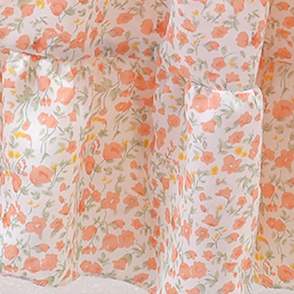 2025 Girls Summer Floral Princess Dress Casual Short Sleeve Party Clothes for Kids Lightweight Breathable Fashion Children Dress W250811