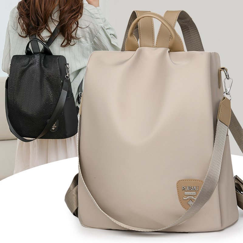Water-Resistant Oxford Cloth Backpack for Women 2025 New Trend Large Capacity Anti-Theft Commuter Lightweight School Bag ddmymoon