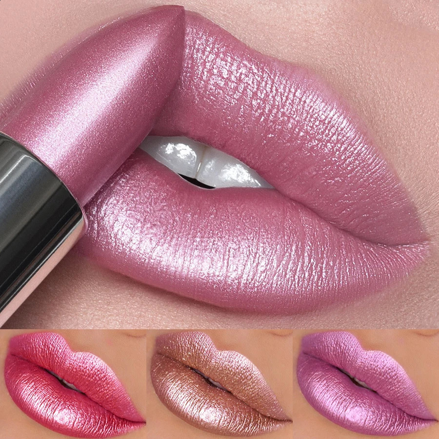 19 colors glitter lipstick hydrating red pink sparkling shine lip color highly pigmented lip tints metallic finish lip makeup 250809