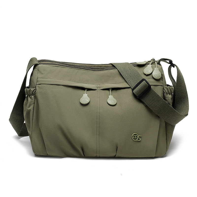 Lightweight Nylon Women's 2025 New Simple Commuter Casual Multi-Compartment Large Capacity Shoulder Crossbody Bag ddmymoon