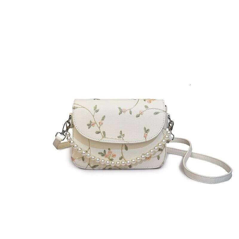 Trendy Lace 2025 New Fashion Pearl Handbag High-End Shoulder Crossbody Bag For Women
