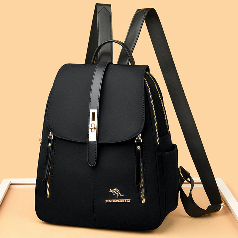 Oxford Cloth for Women 2025 New Korean Style Simple Large Capacity Ladies Backpack Commuting Travel Bag ddmymoon
