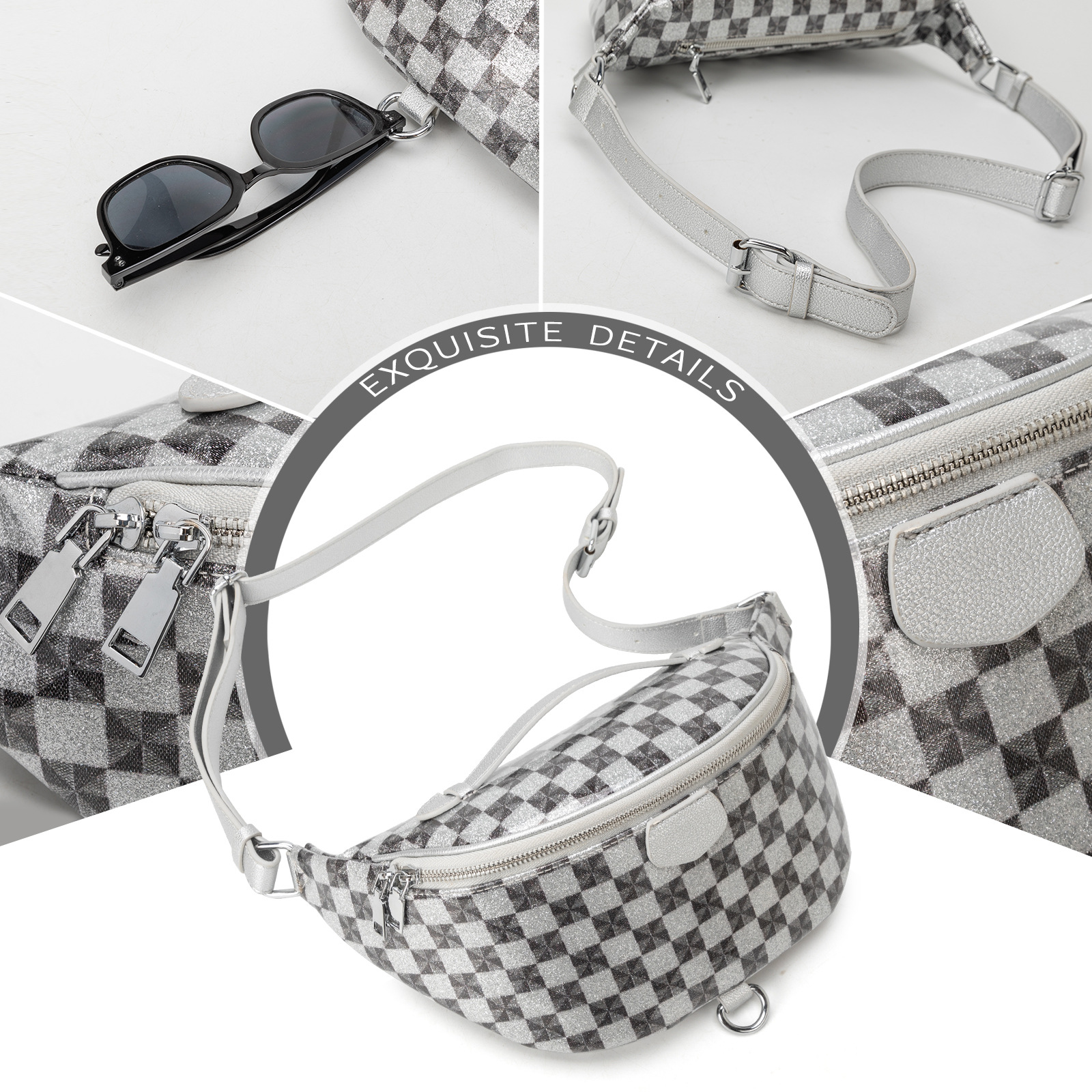 free shipping designer for bag women Street fashion chest bag retro unisex waist bag casual chest bag crossbody single-shoulder dumpling bag