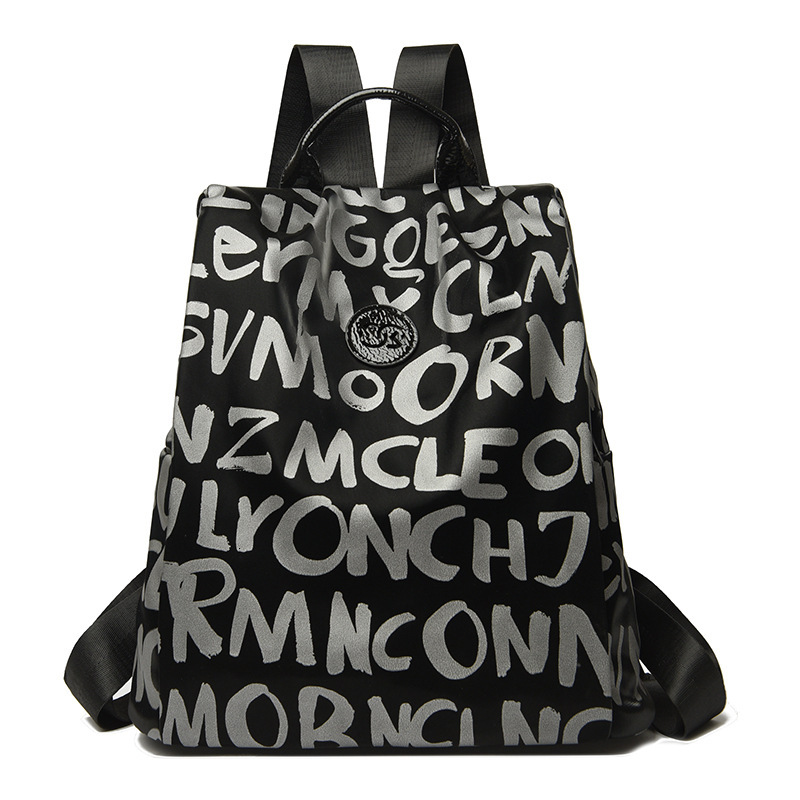Anti-theft for Women 2025 New Commuting Lightweight Travel Large Capacity Women's Backpack Waterproof Oxford Cloth School Bag ddmymoon