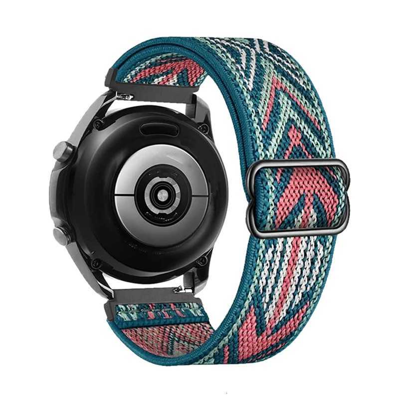 18/20/22mm Elastic Strap for Huawei GT2/GT3 42mm 46mm Nylon Replacement Wristband for Huawei GT3 Pro/GT2 Pro/Watch 4 Pro/GT Cyber W250811