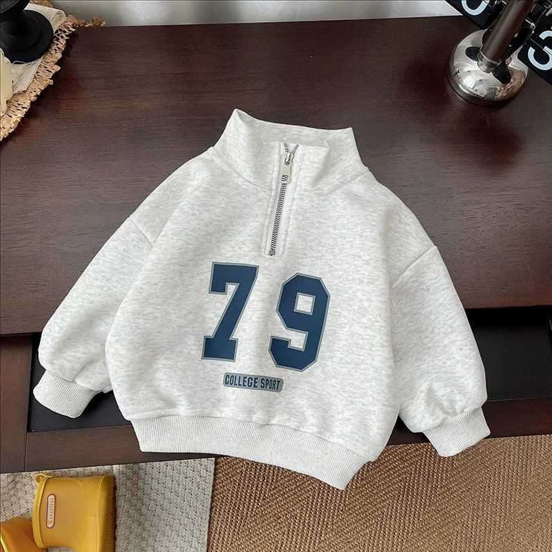 Baby Boy Sets Childrens Clothes Suit Autumn Long-Sleeved Sweater Sweatpants 2Pcs New Kids Half-Zip Collar Fashion Outfits Z250811