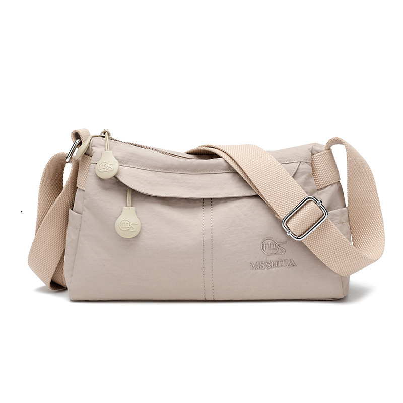 Waterproof Ultra-Light Nylon for Women 2025 New Simple Outdoor Casual Multi-Layer Single Shoulder Crossbody Bag Trendy ddmymoon
