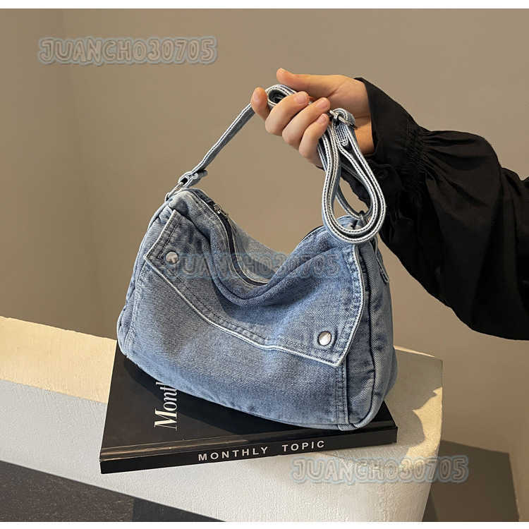 New Style Simple Crossbody Bag for Women 2024 Spring and Autumn Single Shoulder Bag Niche Tote Bag H250809