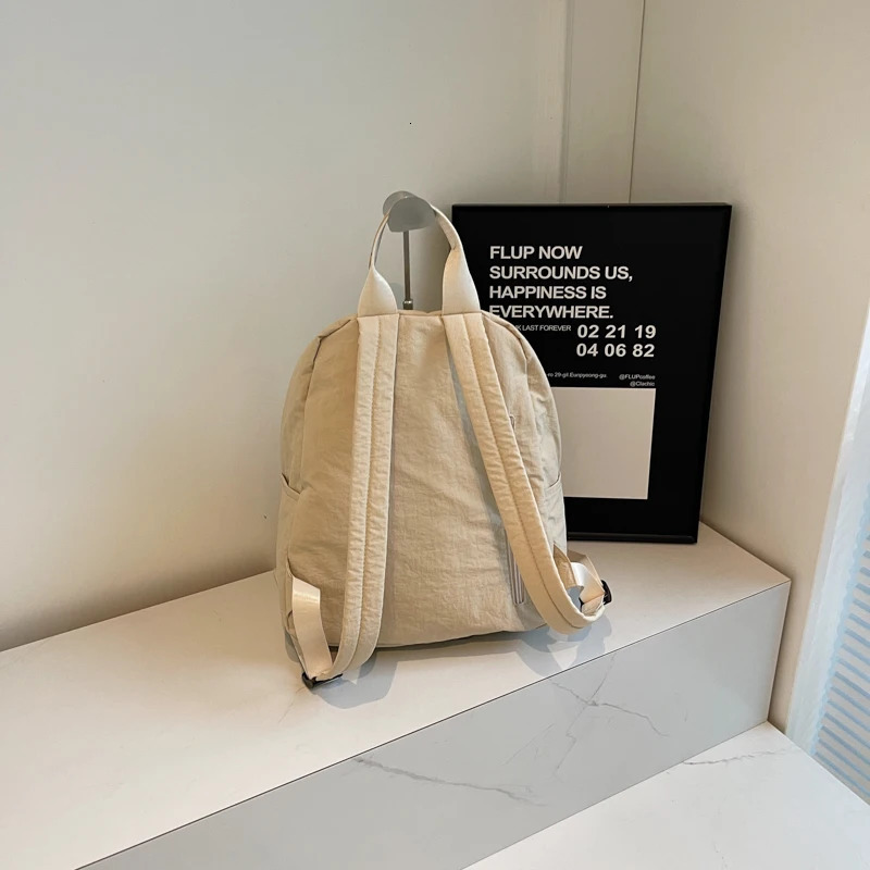 Lightweight nylon cloth backpack for women versatile travel casual mommy bag suitable girls col 250811