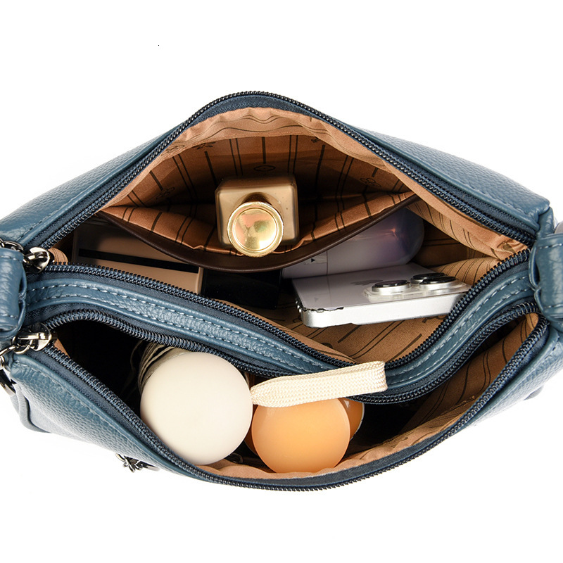 High-end Soft Leather Underarm Women, New Versatile Large Capacity Crossbody Bag for Middle-aged Moms ddmymoon