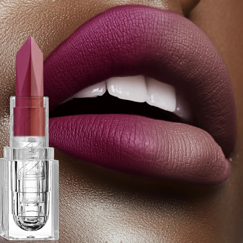 2 In 1 Lip Liner LipstickTapered Sharp End Long-Lasting Waterproof LiplinerMatte Brown Velvet Lip Combo Pencil Cosmetics 250809