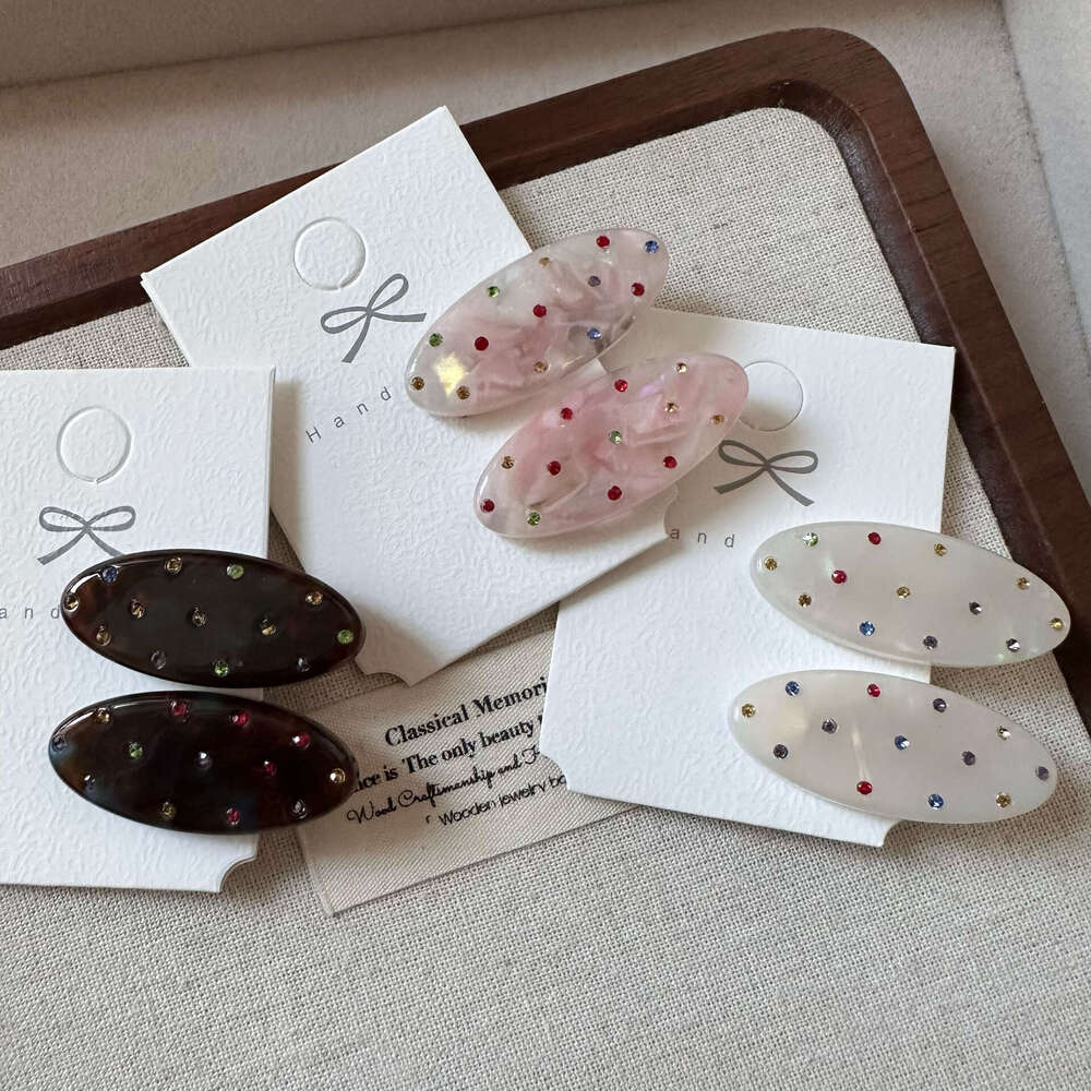 Fever Same Style Colorful Dia Korean Ins Duckbill Hair Accessories Women High-end Bangs Small Side Clip