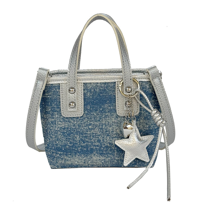 Korean Fashion Tote 2025 Summer New Handbag Starry Sky Single Shoulder Stylish Rhinestone Crossbody Bag for Women ddmymoon