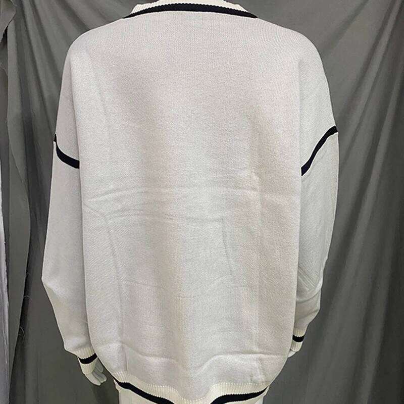 New Autumn And Winter Season Pullover Knitted Sweater Anime Pattern Top News Fashion Trend Haruku Street Style Y2k Clothing