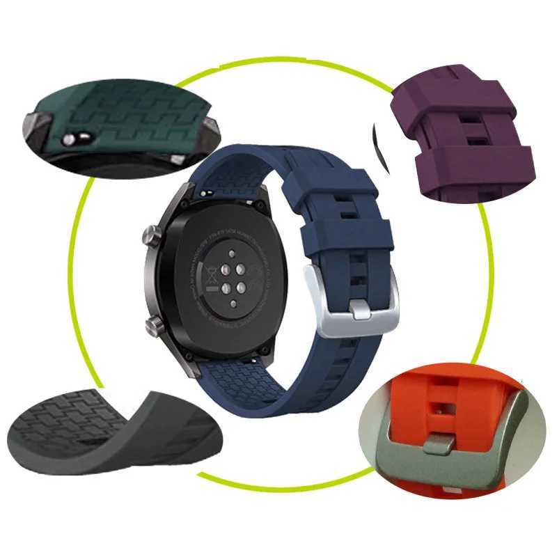22mm Silicone Watch Strap For Huawei Watch GT 4 GT4 46mm Band Bracelet For Huawei Watch 4 Pro GT3 GT2 GT 3 2 Pro 46mm Watchband W250811