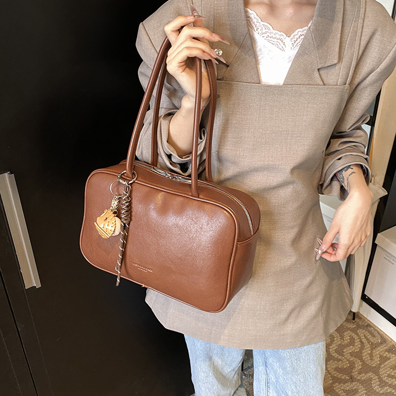 New Handheld Boston Fashion Single Shoulder Crossbody Underarm Super Popular Bowling Bag