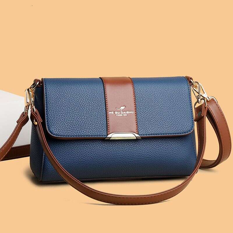 Summer New Fashion Versatile Casual Mobile Phone Cross Shoulder Contrast Color Small Square Bag Gift For Girls