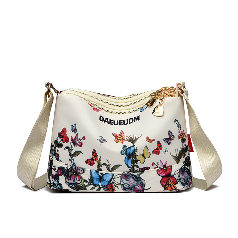 Fashion Trend Printed Women's Multi-Compartment Crossbody 2025 New Casual Waterproof Large Capacity Shoulder Bag ddmymoon