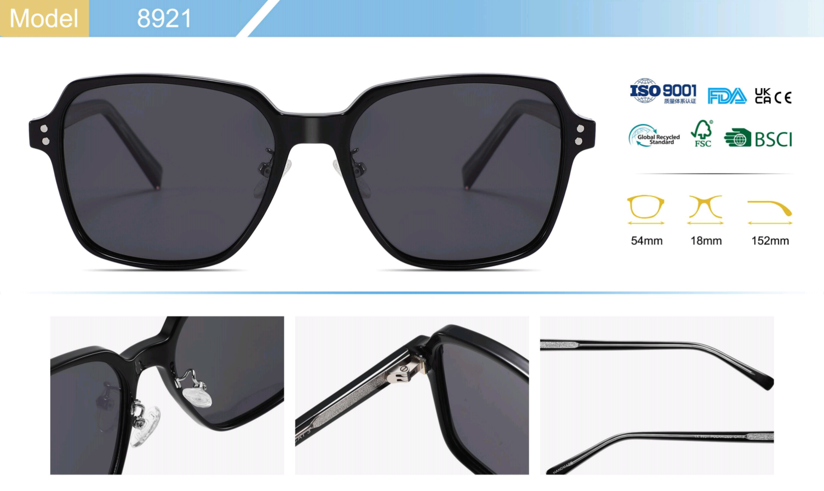 Trendy cat-eye sunglasses bold TR90 frames women men's UV400 protection anti-glare scratch-resistant shopping rooftop adjustable nose pads busine