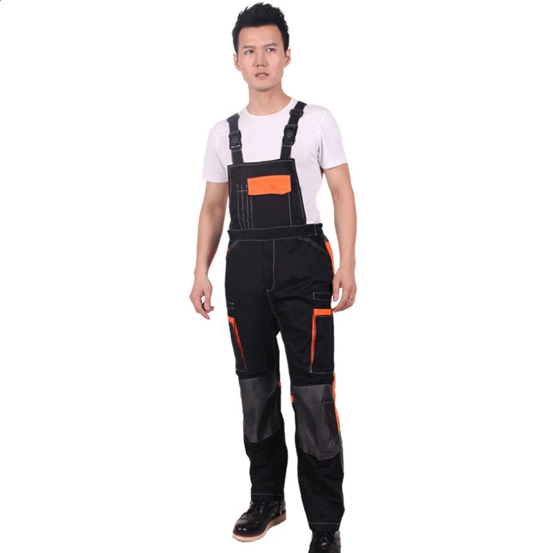 Bib Overall Worker Clothing Sleeveless Pants Protective Overalls Strap Jumpsuits Automotive Uniform 250729