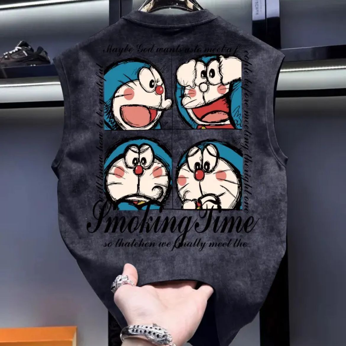 2025 New Fashion Trendy Brand Men's Vest Casual Loose Summer Stylish Versatile Unique Sleeveless Top