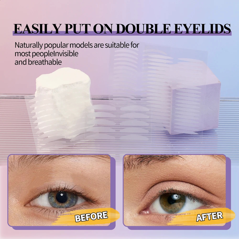 Wendy Lashes Double Eyelid Tape Sticker Self 600Pcs /1000Pcs Adhesive Eyelid Tape Stickers Makeup Clear Beige Invisible Tool 250807