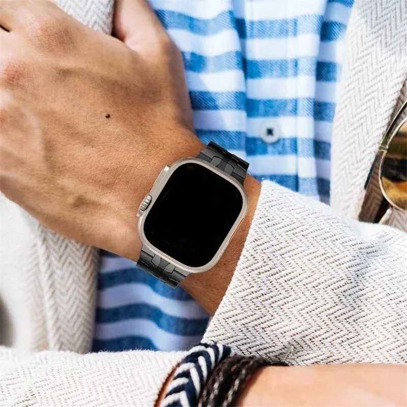 Metal Strap for Apple Watch Band 49mm 45mm 41mm 44mm 42mm 40mm Stainless Steel Wristband iWatch Series Ultra 9 8 7 6 SE Bracelet W250811