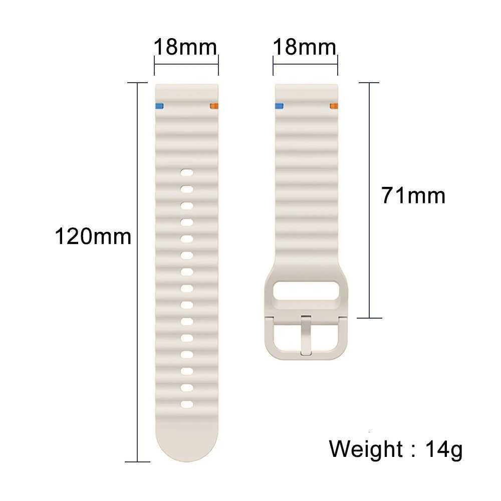 18mm Universal Strap for Xiaomi S4 41mm Outdoor Sport Soft Comfortable Men Women Replacement Band for Xiaomi S4 41mm Bracelet W250811