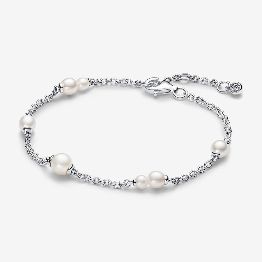 Fashion Women Men Girls Simple Silver Gold Stainless Steel Copper White Pearl Black Rope Round Chain Snake Bracelets Jewelry Gift