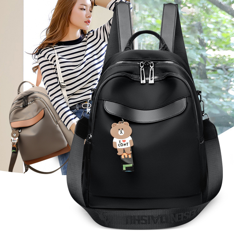 Waterproof Oxford Cloth for Women 2025 New Versatile Casual Travel Student School Bag Large Capacity Backpack ddmymoon