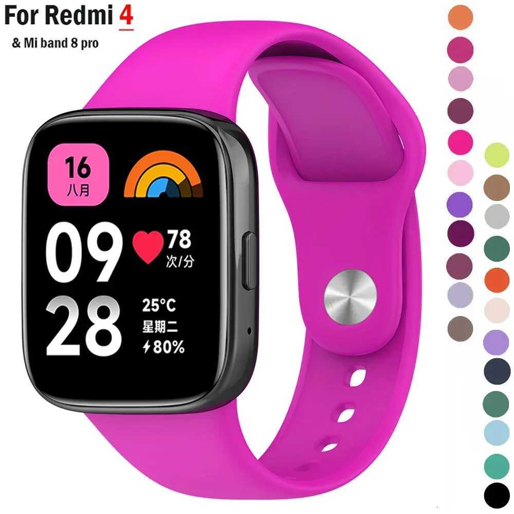 Soft Silicone Watchbands for Redmi Watch 4 Strap SmartWatch Wristband Sport Correa Bracelet for Xiaomi Mi Band 8 Pro Accessories W250811
