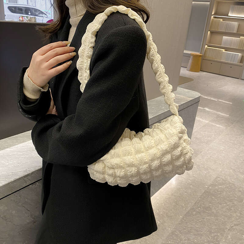 Designer Bags New Single Shoulder For Women Versatile Fresh Cute Underarm Bag Large Capacity Simple, Portable Velvet Crossbody Bag