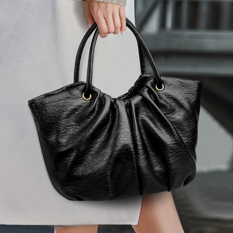 2025 Autumn New Fashion Niche Retro Basket women s Bag Niche New Fashion Pleated bag Women s Shoulder Bag Autumn New Designer Bag Women s Crossbody Ba