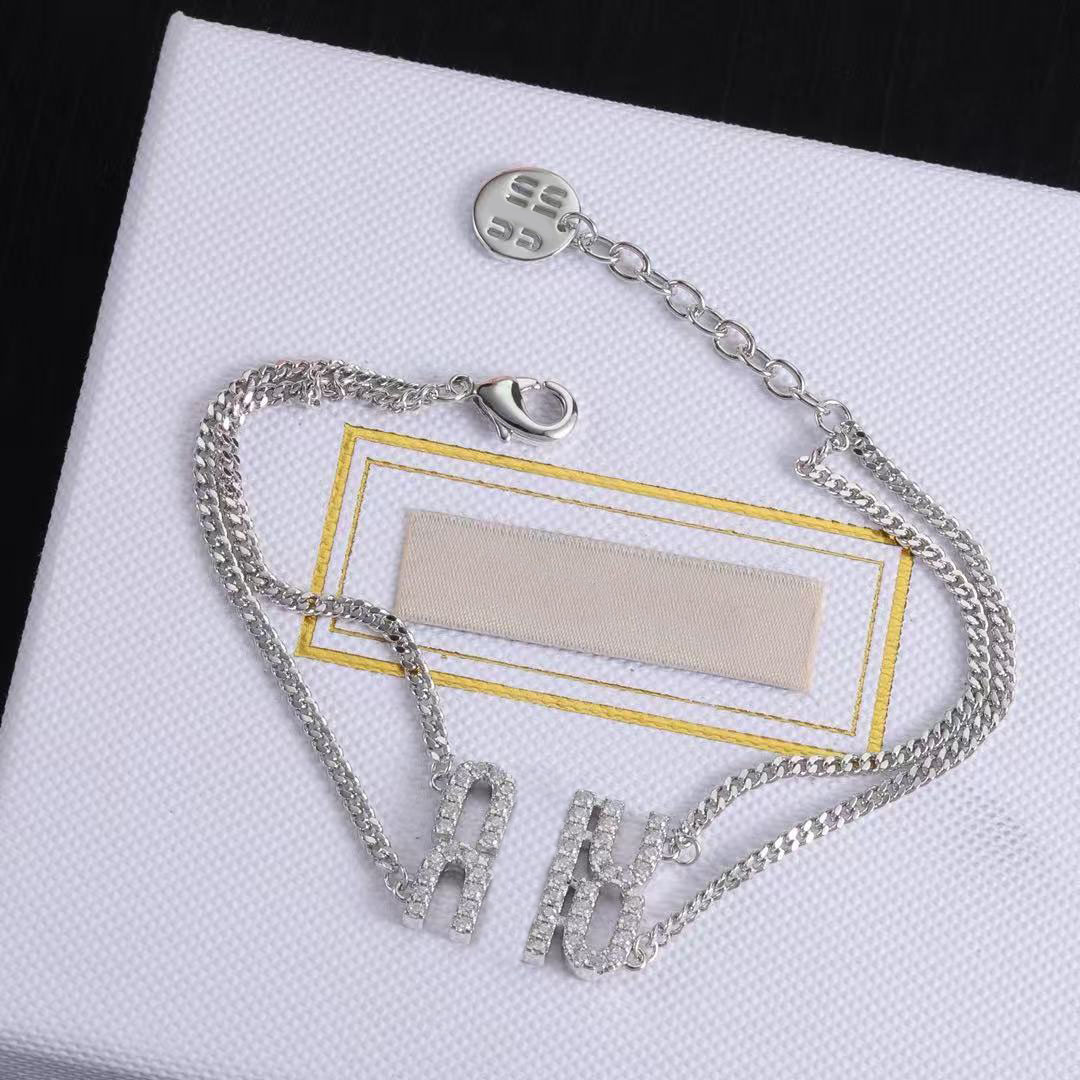 Silver bracelet designer bracelet for women luxury jewelry party gift
