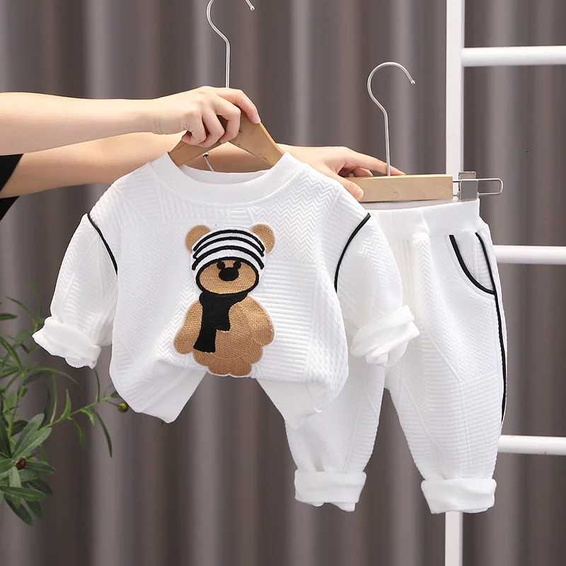 New Autumn Fashion Baby Clothes For Boys Children Girls T-Shirt Pants 2Pcs/Sets Toddler Casual Cotton Outfits Kids Tracksuits Z250811